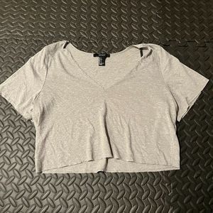 Forever 21 loose grey t shirt size S